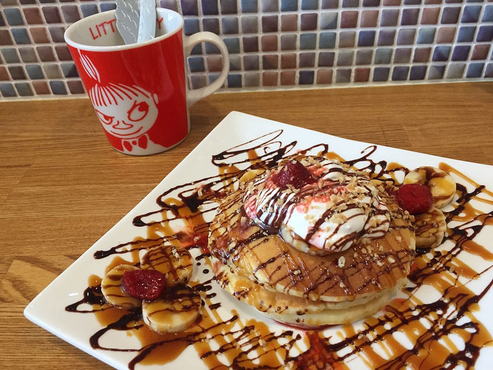 ベリーバナナホットケーキ